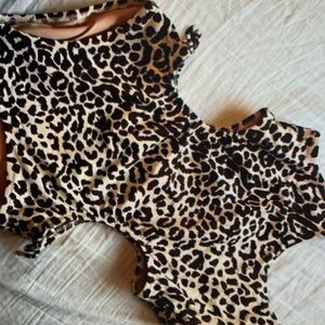 Cute cutouts bows one piece